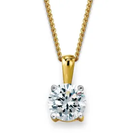 2 ct. Solitaire Pendant