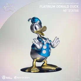 Beast Kingdom MC-077 Disney 100 Years of Wonder Platinum Donald Duck 40" Master Craft Figure Statue