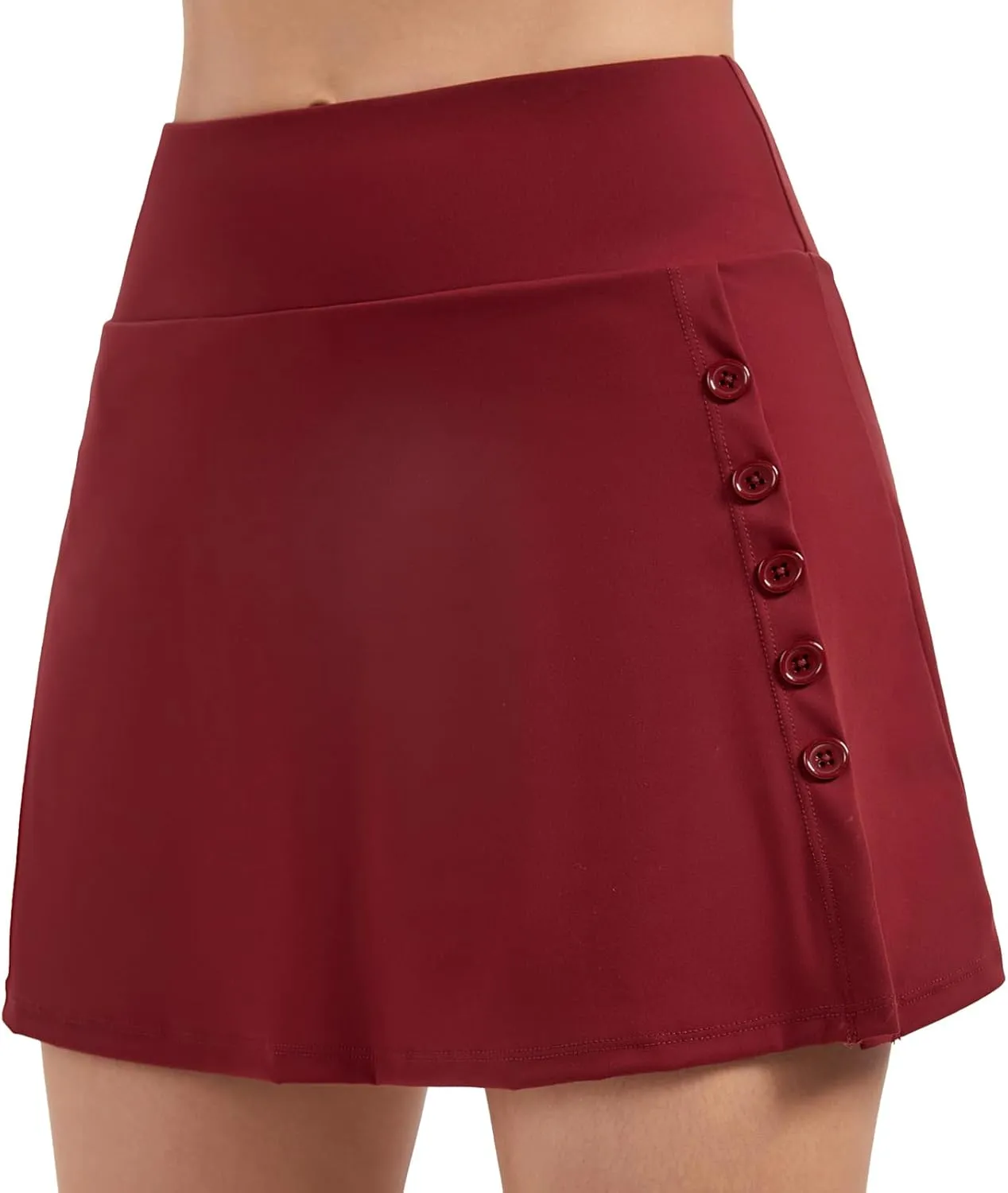 Blaosn Womens Mini Tennis Skirt Workout Athletic Golf Short Pencil Skirts Skort with Pockets Slit Cute Clothes Summer