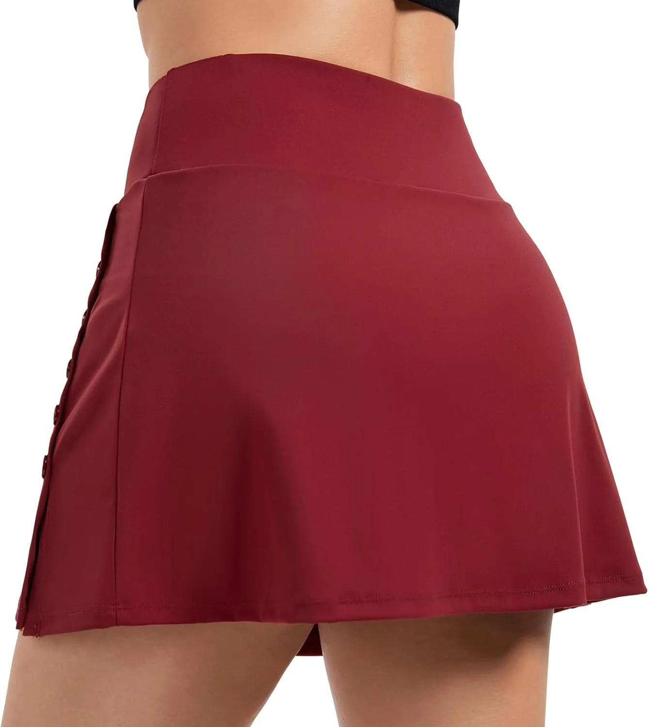Blaosn Womens Mini Tennis Skirt Workout Athletic Golf Short Pencil Skirts Skort with Pockets Slit Cute Clothes Summer