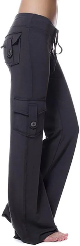 Cargo Leggings with Pockets for Women Plus Size High Waisted Tummy Control Leggings Scrunch Butt Lifting Yoga Pants