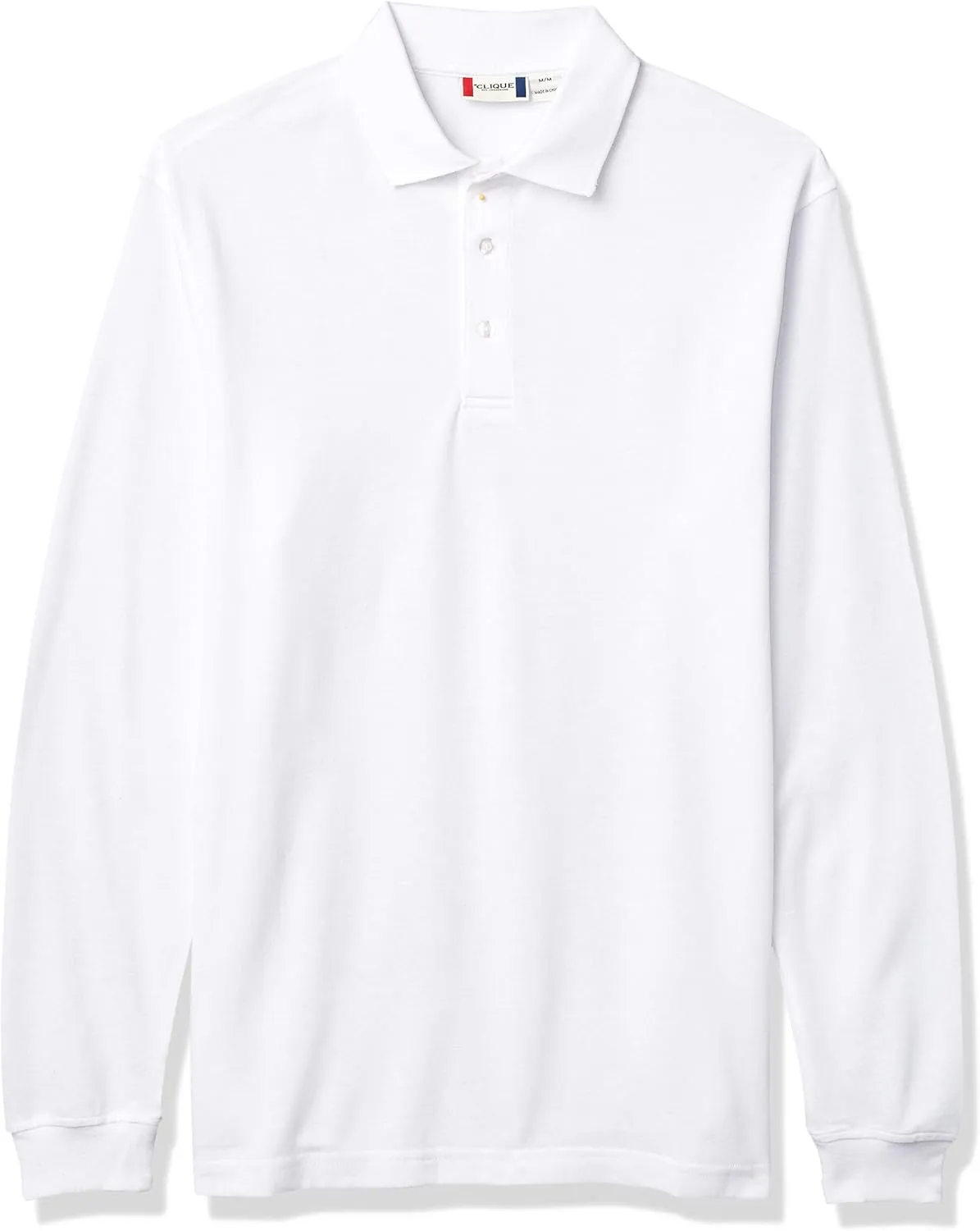 Clique Men's Long-Sleeve Evans Pique Polo