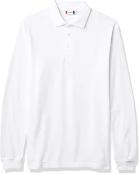 Clique Men's Long-Sleeve Evans Pique Polo
