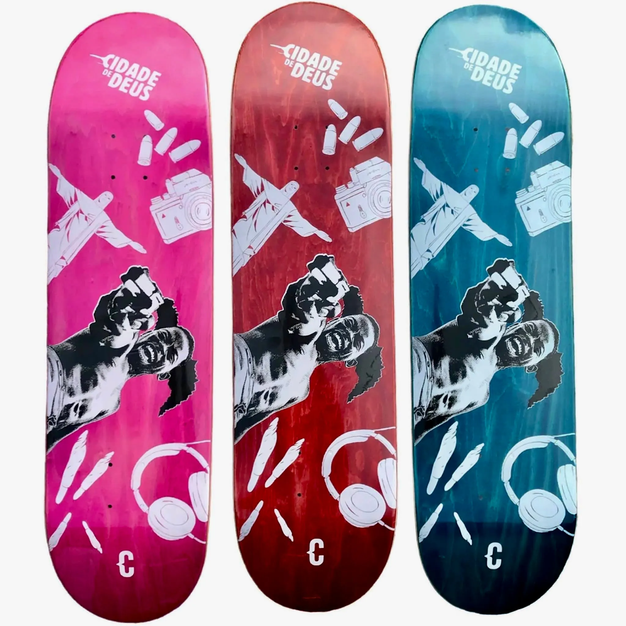 Clown Skateboards - AllCity X City Of God Clown Ze Deck - 8.38"