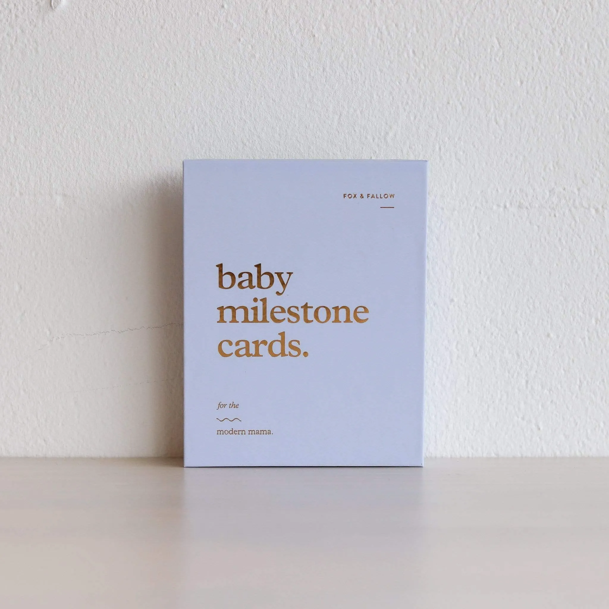 Fox & Fallow - Baby Milestone Cards - Powder Blue