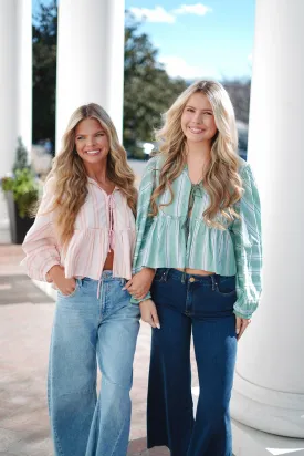 Free People Brunch Babe Blouse