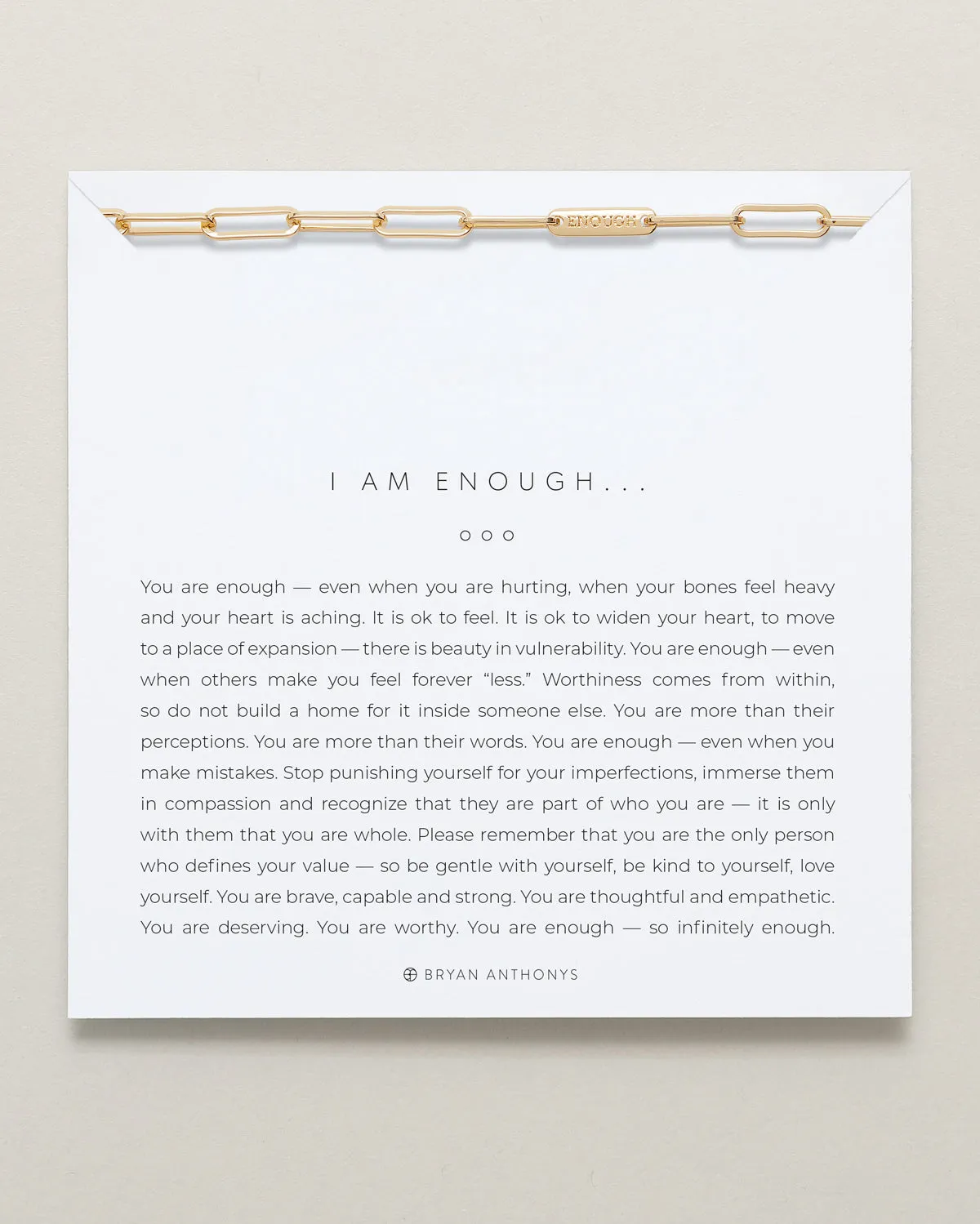 I Am Enough Necklace