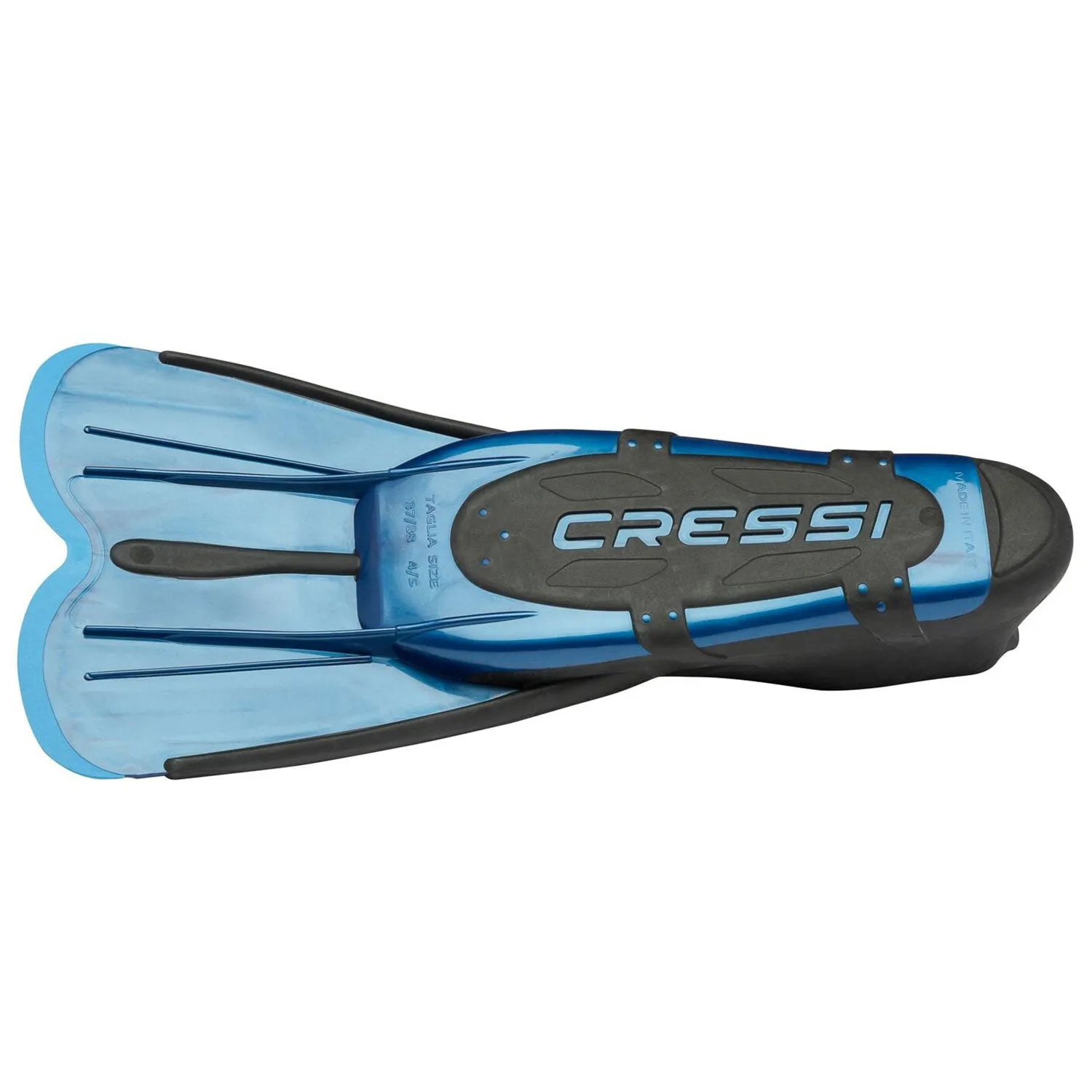 Open Box Cressi Agua Short Swim Full Foot Fins - 43/44