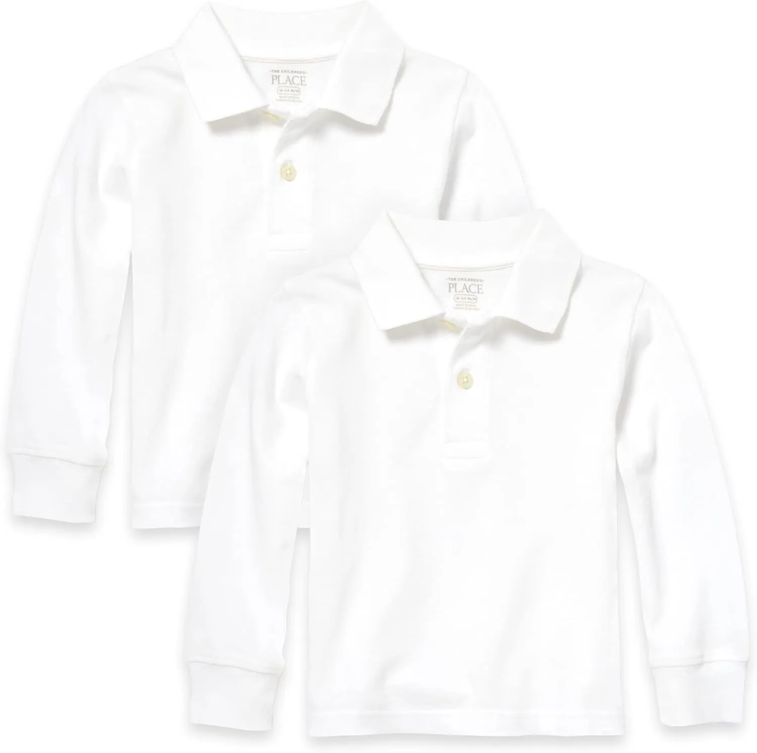 The Children's Place Baby Boys' Uniform Pique Polo (2 Pack)