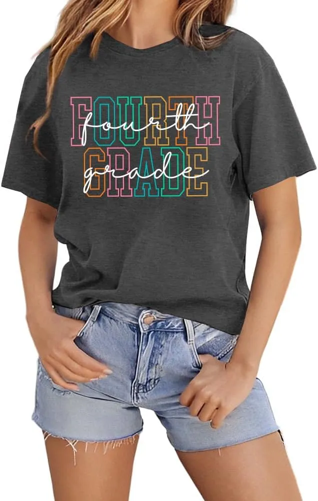 Women Teacher Shirts Kindergarten Graphic Tshirt Preschool Teaching Life Shirt Teach Gift Tee